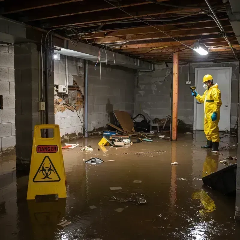 Flooded Basement Electrical Hazard in Shippensburg, PA Property